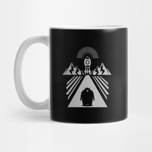 'Bigfoot UFO Abduction' Awesome Space Galaxy Gift Mug